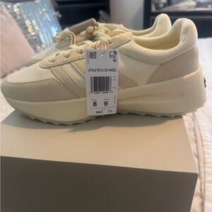 adidas Women's Beige and Cream Sneakers
